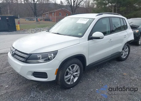 2015 Volkswagen Tiguan S из США, поврежденный, VIN WVGBV7AX9FW509469